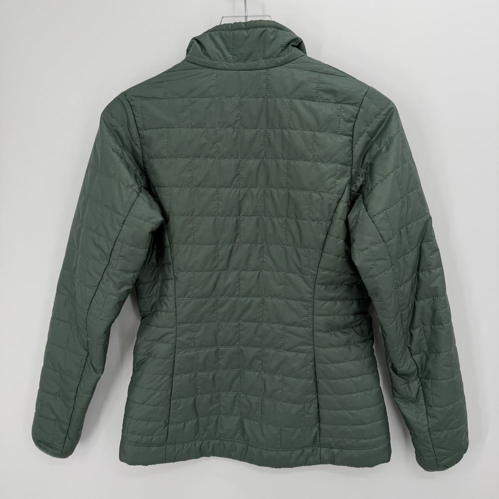 Patagonia Nano Puff Jacket Womens Size XS Green Quilted Primaloft DWR Zip Up - Picture 8 of 13